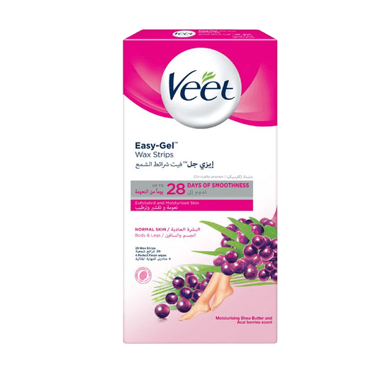 Veet Hair Remover Cold Wax Strips Normal Skin 20s